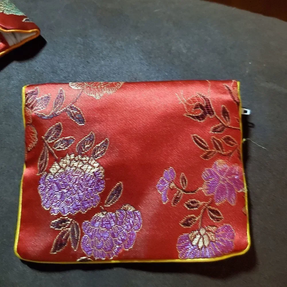Silk Embroidered Bag / Pouch‎